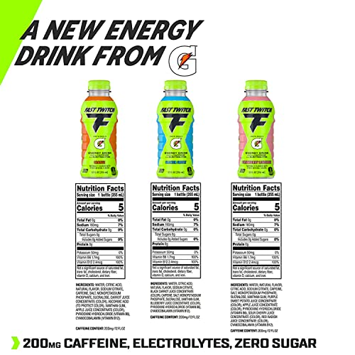 Fast Twitch Energy Drink from the Makers of Gatorade, Glacier Fr...