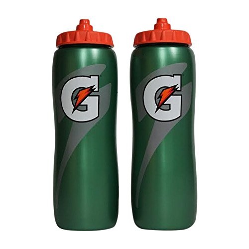 Gatorade 32 Oz Squeeze Water Sports Bottle -Pack Of 2 - New Easy