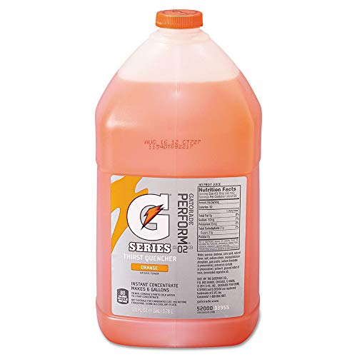Gatorade 3955 1 Gallon Jug Orange Liquid Concentrate 4-Pack
