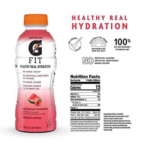 Gatorade Fit Electrolyte Beverage, Healthy Real Hydration, Tropi... Gatorade Fit Electrolyte Beverage, Healthy Real Hydration, Tropi...