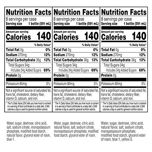 Gatorade Frost Thirst Quencher Sport Drink Variety Pack 24 X 20