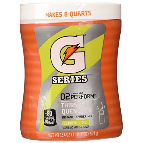 Gatorade G Series Lemon Lime Powder 18.3 Oz 521G