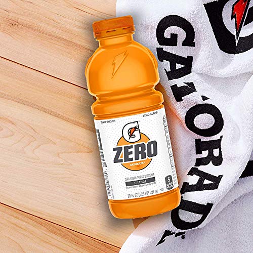 Gatorade G Zero Thirst Quencher, Orange, 12 Ounce Pack Of 24