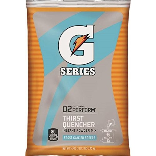 Gatorade Glacier Freeze Thirst Quencher Powder Mix 51 Oz Makes 6