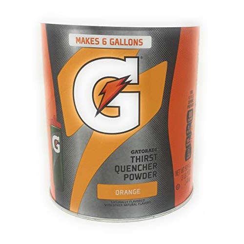 Gatorade Orange Instant 50.9 Oz - 6 Gallon Mix