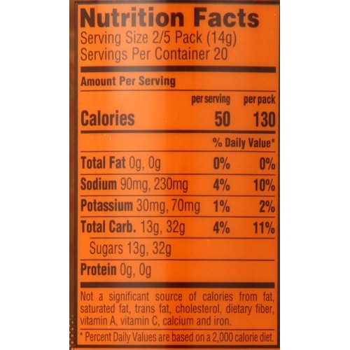 Gatorade Powder Sticks, Orange, Makes 20 Ounces/Stick Pack Of 8
