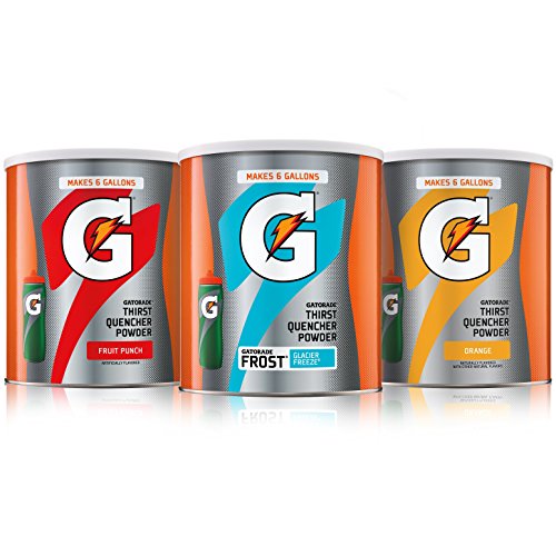 Gatorade Thirst Quencher 51Oz Powder Variety Pack Pack Of 3