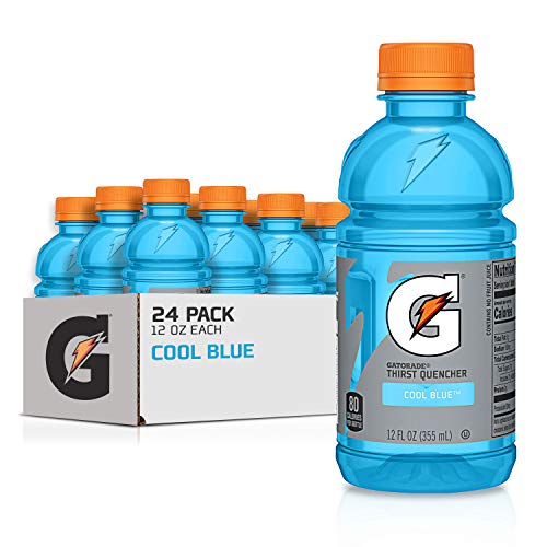 Gatorade Thirst Quencher, Cool Blue, 12 Ounce Bottles Pack Of 24