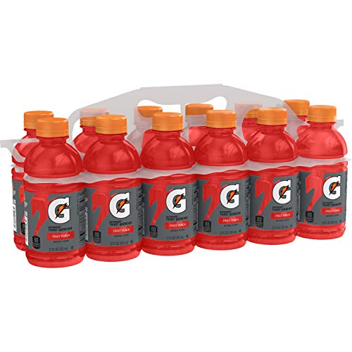 Gatorade Thirst Quencher, Fruit Punch, 12 Ounce Bottles Pack Of