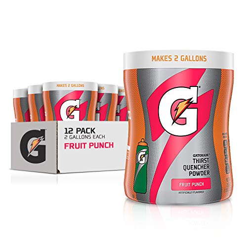 Gatorade Thirst Quencher Fruit Punch Powder 18.3 Ounce, 12 Count