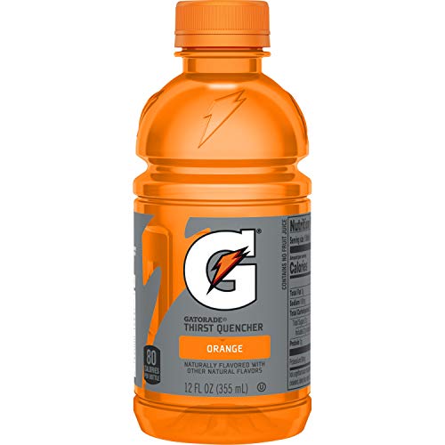 Gatorade Thirst Quencher, Orange, 12 Ounce Bottles Pack Of 24