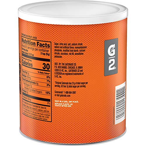 Gatorade Thirst Quencher Powder, G2 Fruit Punch, 19.4 Ounce, Pac
