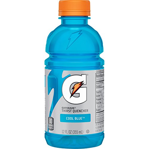 Gatorade Thirst Quencher Sports Drink, Cool Blue, 12 Ounce, 24 B