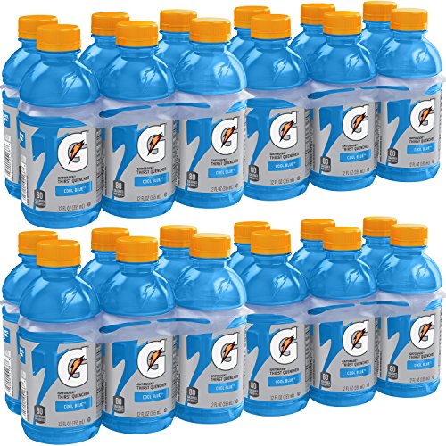 Gatorade Thirst Quencher Sports Drink, Cool Blue, 12 Ounce, 24 B