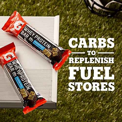 Gatorade Whey Protein Bars, Cookies &Amp; Crème, 2.8 Oz Bars Pack O