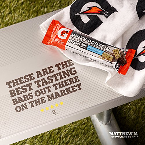 Gatorade Whey Protein Bars, Cookies &Amp; Crème, 2.8 Oz Bars Pack O