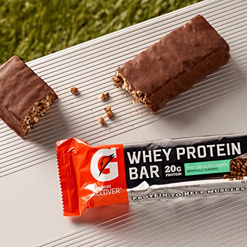Gatorade Whey Protein Bars, Mint Chocolate Crunch, 2.8 Oz Bars