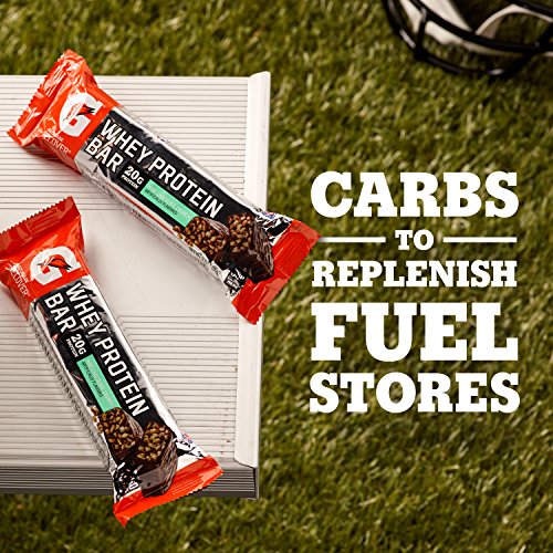 Gatorade Whey Protein Bars, Mint Chocolate Crunch, 2.8 Oz Bars