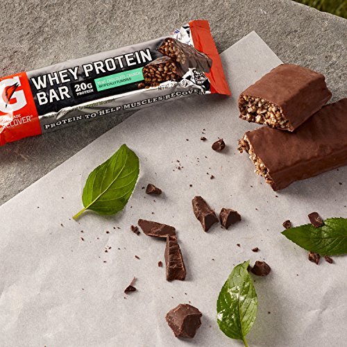 Gatorade Whey Protein Bars, Mint Chocolate Crunch, 2.8 Oz Bars