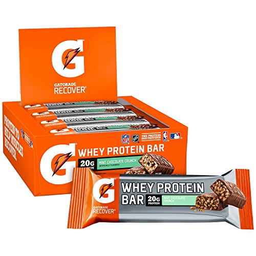 Gatorade Whey Protein Bars, Mint Chocolate Crunch, 2.8 Oz Bars