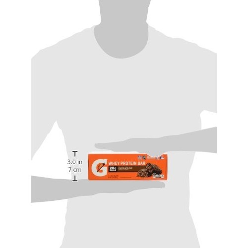 Gatorade Whey Protein Recover Bars, Chocolate Chip, 2.8 Ounce Ba