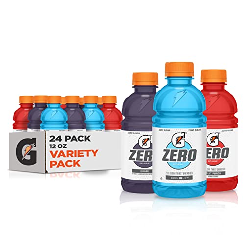 Gatorade Zero Thirst Quencher, 3 Flavor Variety Pack, New for 20...