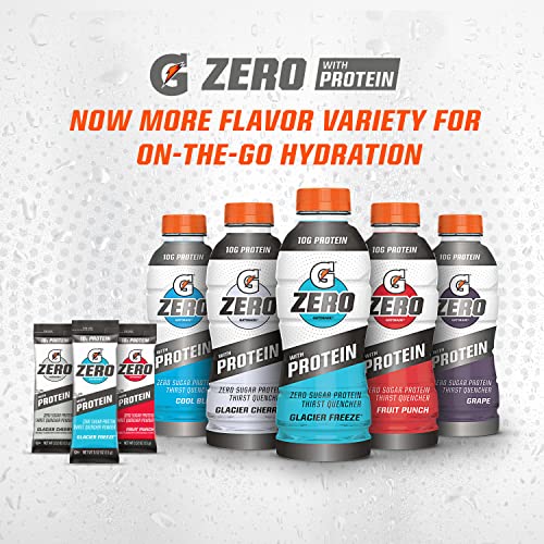Gatorade Zero With Protein Powder Packets, 10G Whey Protein Isol