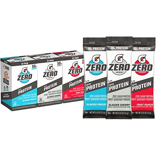 Gatorade Zero With Protein Powder Packets, 10G Whey Protein Isol