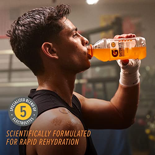 Gatorlyte Rapid Rehydration Electrolyte Beverage, Orange, 20oz B...