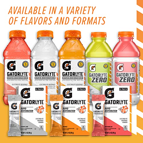 Gatorlyte Zero Electrolyte Beverage, Lemon Lime, Zero Sugar Hydr... Gatorlyte Zero Electrolyte Beverage, Lemon Lime, Zero Sugar Hydr...