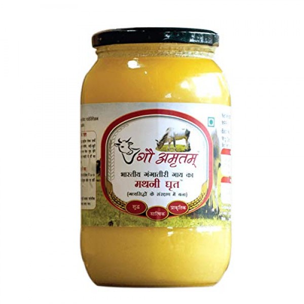 GAU AMRITAM Organic A2 Ghee Desi Gangatiri Cow Vedic, 500ml 16...