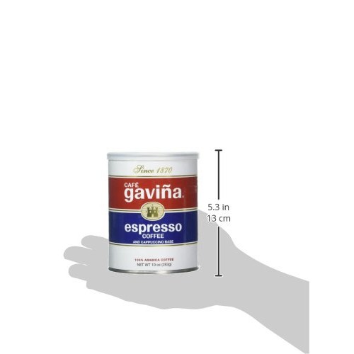 Café Gaviña Espresso Roast Fine Ground Coffee, 10-Ounce Can