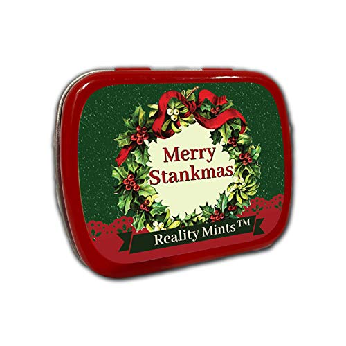 GearsOut Merry Stankmas Mints - Funny Christmas Wreath Tin - Nov...