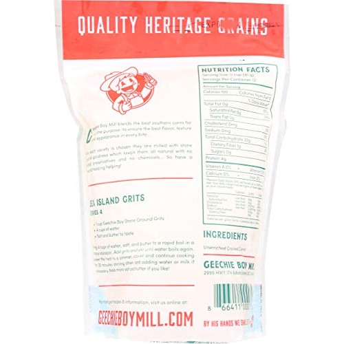 Geechie Boy Mill Speckled Grits, 24 Ounce Bag