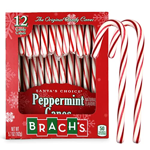Brach’s mint Canes – 12-Count Mint Candy Canes – Peppermint Cand...