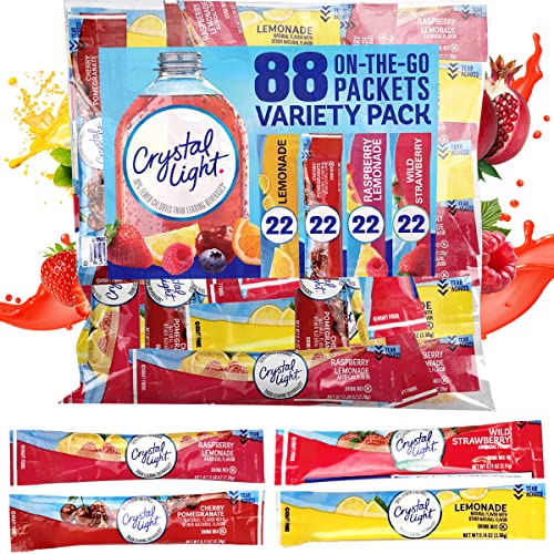 Crystal Light Sugar-Free Fruit Variety On-The-Go Powdered Drink ...