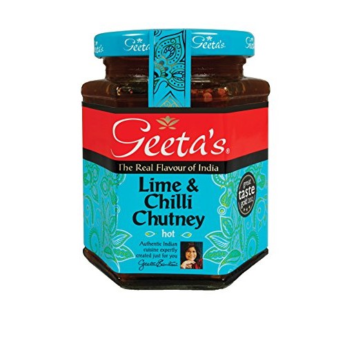 Geetas Lime & Chilli Chutney 230g - Pack of 2
