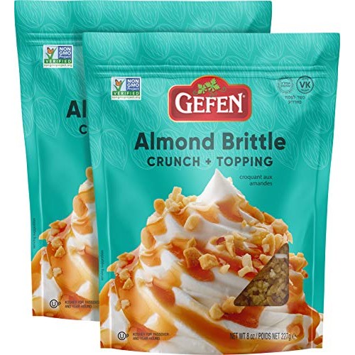 Gefen Almond Brittle Crunch and Topping 8oz 2 Pack, Must Have ...
