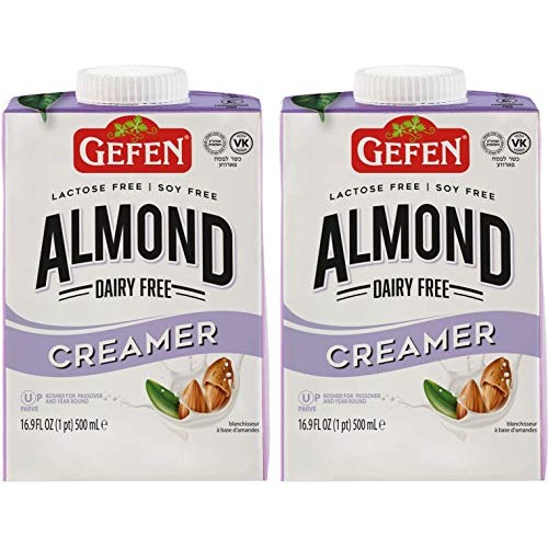 Gefen Almond Creamer 16.9Oz 2 Pack, Gluten Free, Vegan, Dairy