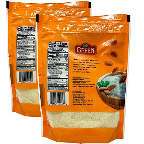 Gefen Blanched Almond Flour 16Oz 2 Pack Gluten Free, Vegan, Re