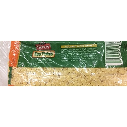 Gefen Enriched Egg Noodles Egg Flakes 12 Oz. Pack Of 3.