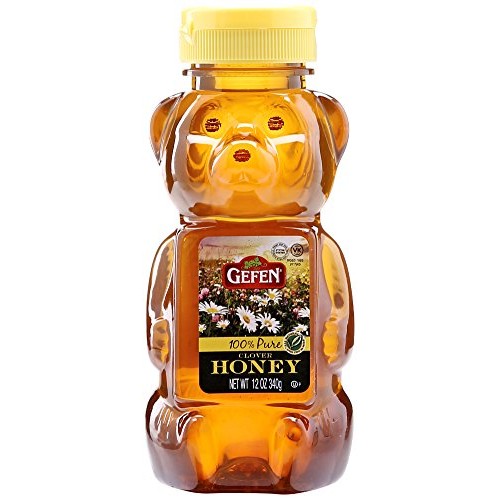 Gefen Honey Bear, 100% Pure Clover Honey, 12 Oz