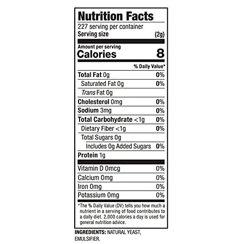 Gefen Instant Natural Dry Yeast, 1 Lb Bag, Great For Breads &Amp; Ch