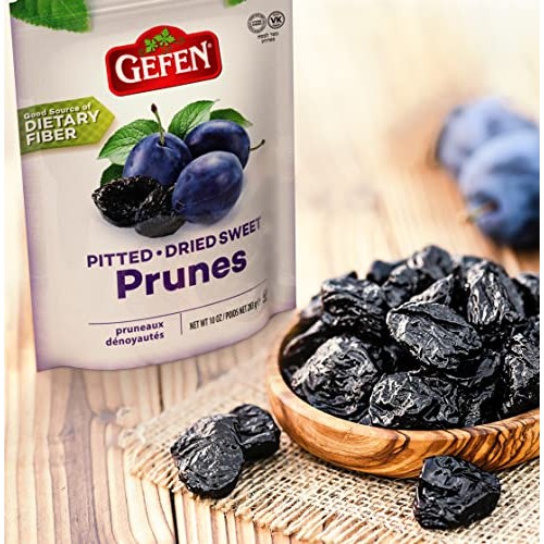 Gefen Pitted & Dried Sweet Prunes, 10oz 2 Pack | Gluten Free, ...