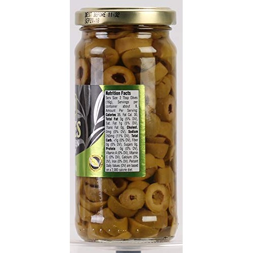 Gefen Sliced Green Olives 4.5Oz 2 Pack, All Natural