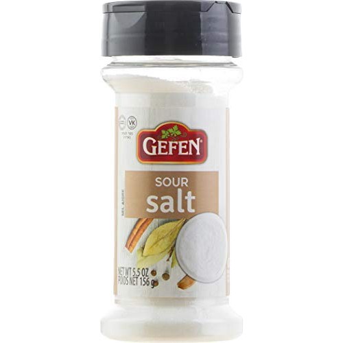 Gefen Sour Salt, Net Wt 5.5 Oz 156G