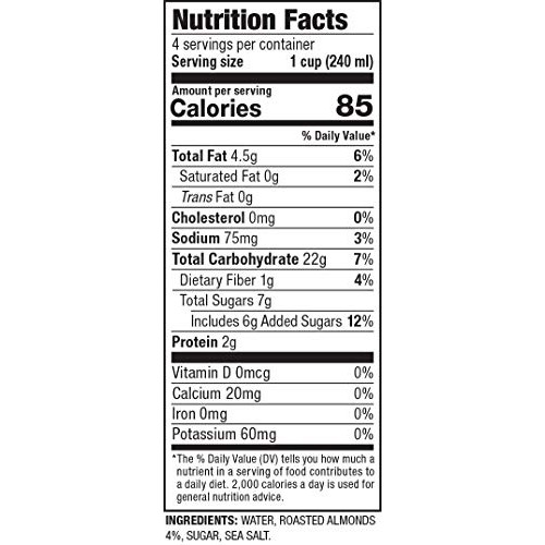 Gefen Sweetened Almond Milk 33.8Oz 2 Pack, No Binders Or Prese