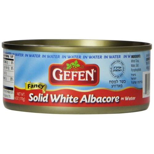 Gefen Tuna Solid White Passover, 6-Ounces Pack Of8