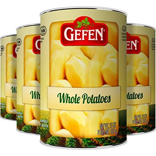 Gefen Whole Potatoes 15 Oz 4 Pack Ready To Eat! Kosher For Pas