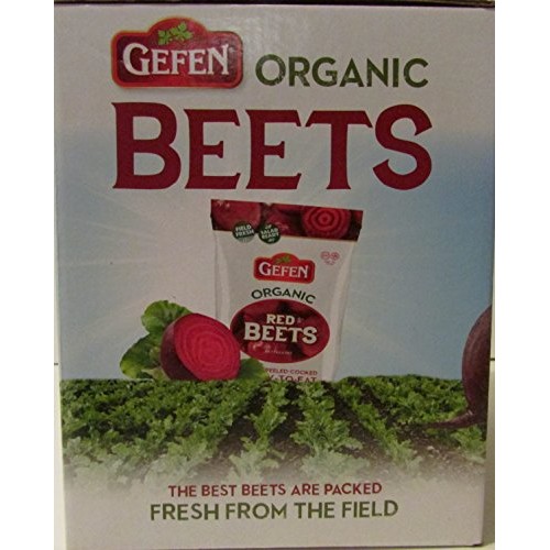 Organic Red Beets Whole Peeled Cooked 3 Pack 17.6 Oz 3.3 Lbs